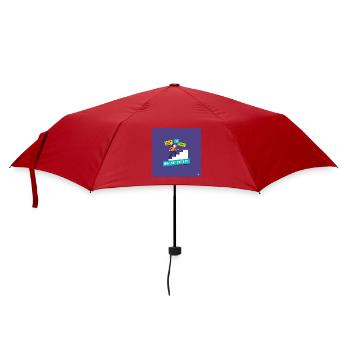 My daily sport: motivating swear words - Umbrella (small) - red - Front