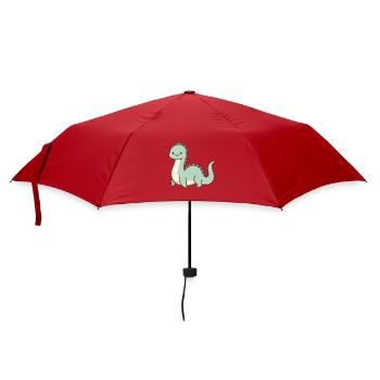 Cute pastel Loch Ness Monster - Umbrella (small) - red - Front