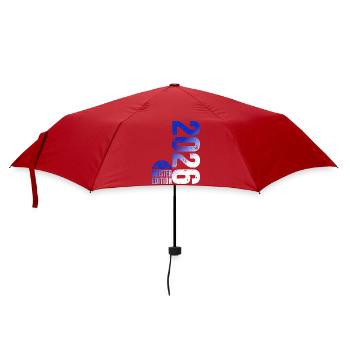 Basketball Master Shirt 2026, blue white - Umbrella (small) - red - Front