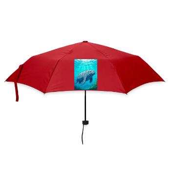 Gentle giant of calm waters, symbol of peace - Umbrella (small) - red - Front