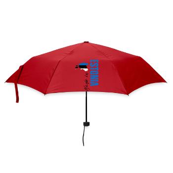 Fabriqué en Estonie, né en Estonie - Parapluie standard - rouge - Devant