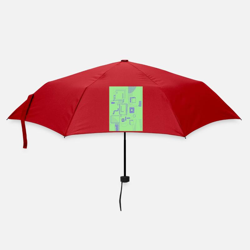 Sprechblasen - Regenschirm (klein) - Rot