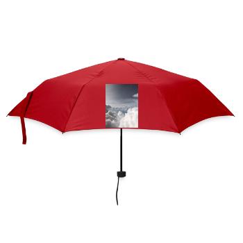Cloudy Sky Dream Landscape - Umbrella (small) - red - Front