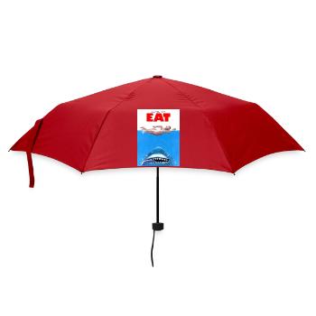 All you can eat - Regenschirm (klein) - Rot - Vorne
