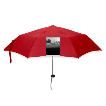 ALLEIN STEHEND. - Regenschirm (klein) - Rot - Vorne