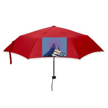 Matterhorn Swiss Mountain - Umbrella (small) - red - Front