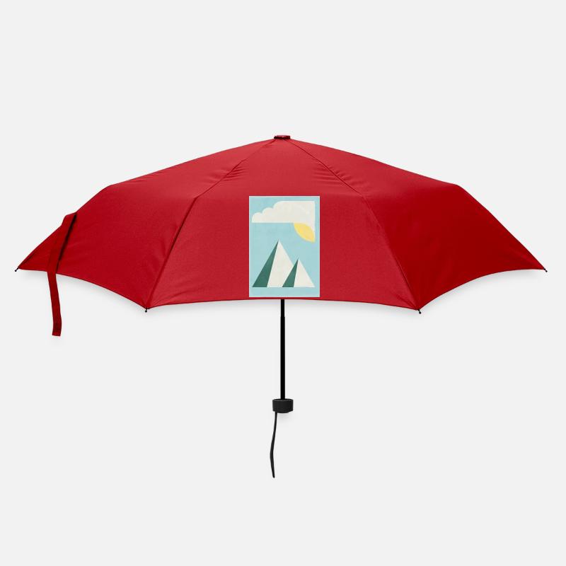 Montagnes - Parapluie standard - rouge