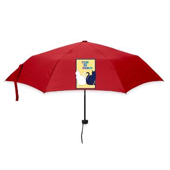 It's Not Our Fault! (Cat Heart Tail) - Umbrella (small) - red - Front