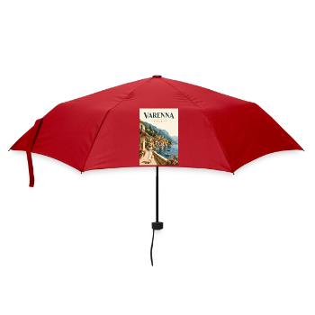 Erleben Sie den Comer See und Varenna in Italien - Regenschirm (klein) - Rot - Vorne