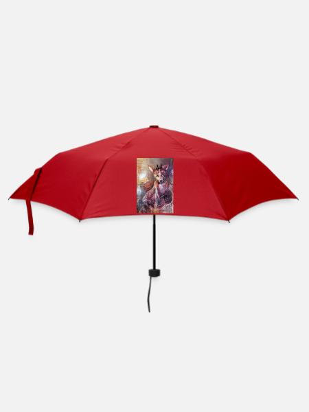 Faunia Fox - Regenschirm (klein) - Rot