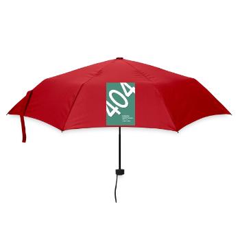Erreur 404 Motivation introuvable - Parapluie standard - rouge - Devant