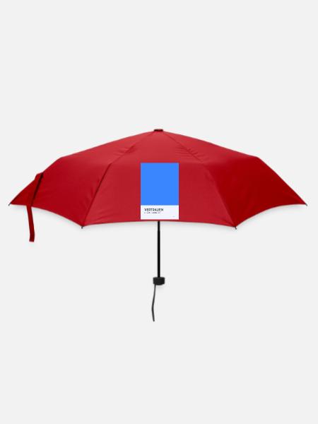 Vertrauen entsteht mit der Zeit Poster - Regenschirm (klein) - Rot