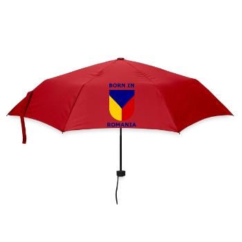 Born in Romania Shield - Umbrella (small) - red - Front