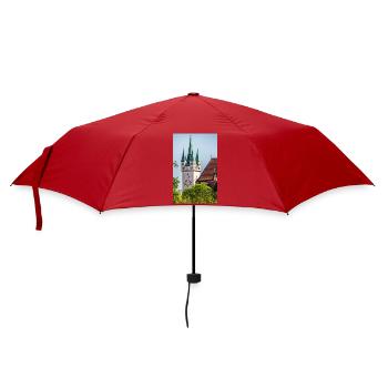 Straubing city tower - Umbrella (small) - red - Front