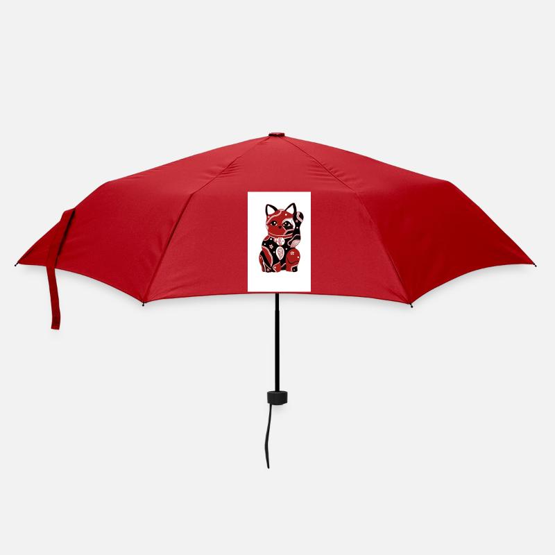 Chat chinois - Parapluie standard - rouge