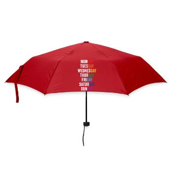 LGBT Pride Month - Mongay, Dienstag... - Regenschirm (klein) - Rot - Vorne