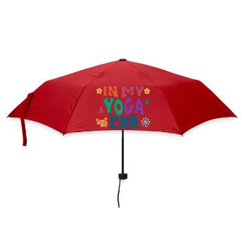 In my yoga era - Umbrella (small) - red - Front