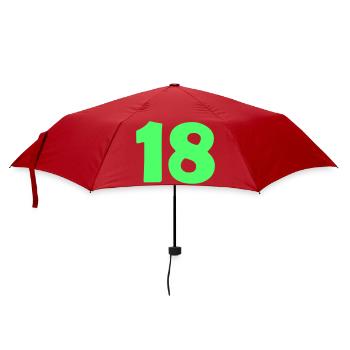 18 - Regenschirm (klein) - Rot - Vorne