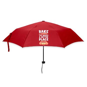 Baker Baker Baking - Umbrella (small) - red - Front