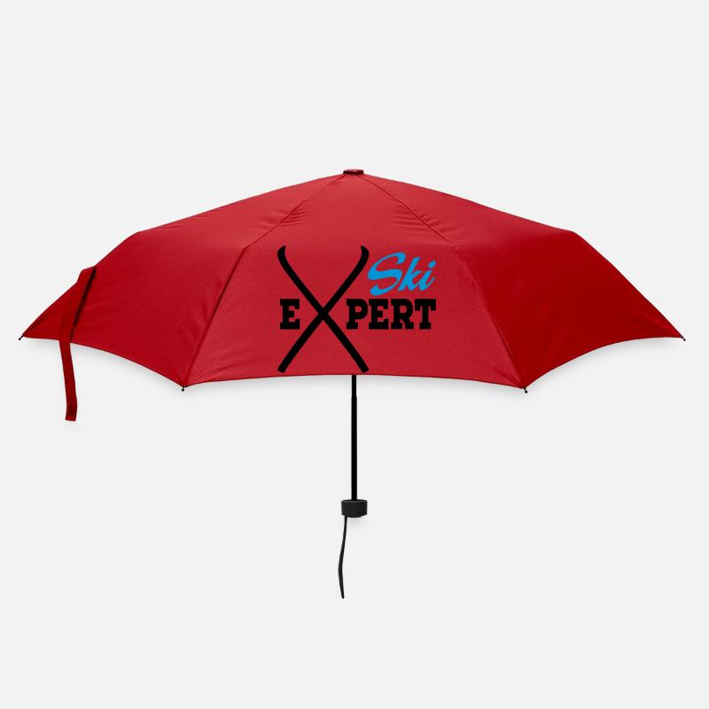 Ski - Regenschirm (klein) - Rot