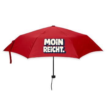 Moin is enough North German saying - Umbrella (small) - red - Front