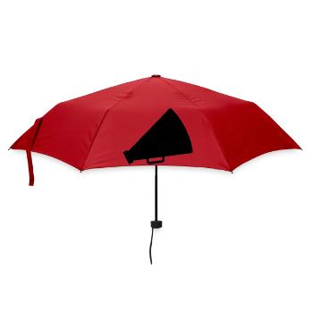 Cheerleader megaphone - Umbrella (small) - red - Front