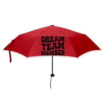 Team Member Retro - Regenschirm (klein) - Rot - Vorne