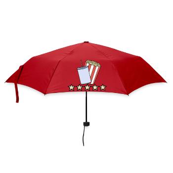5 Star Movie Night Cinema Popcorn And Soda Review - Umbrella (small) - red - Front