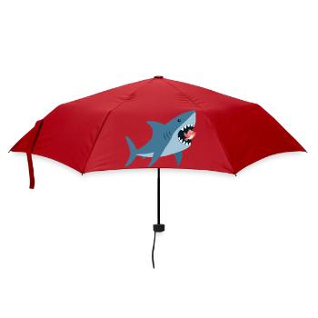 Hai - Regenschirm (klein) - Rot - Vorne