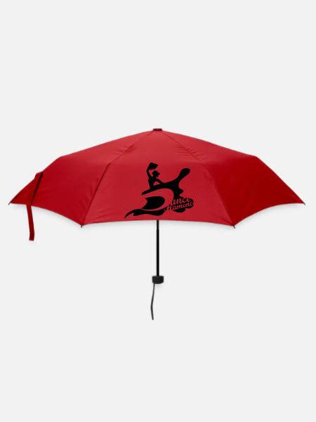 A flamenco dancer with fan - Umbrella (small) - red