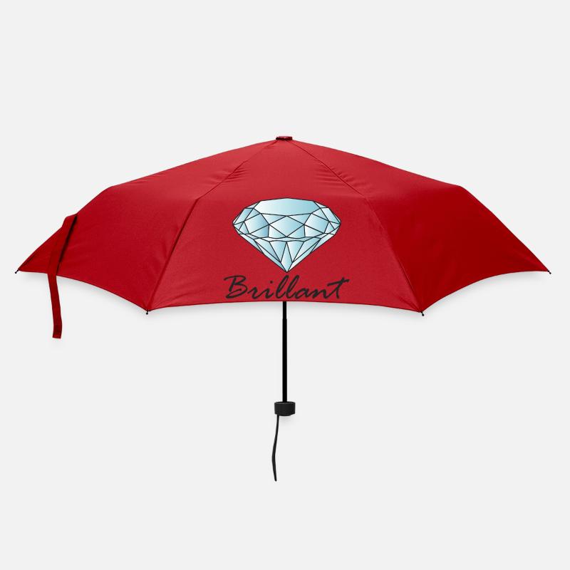 Diamant brillant - Parapluie standard - rouge