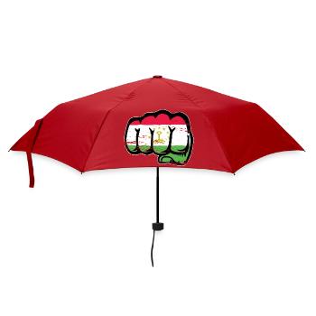 Tadschikistan_Flagge_Faust_used - Umbrella (small) - red - Front