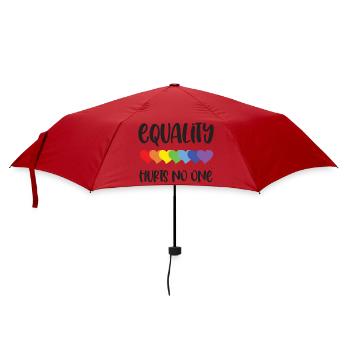 Mois de la fierté LGBT - L’égalité ne fait de mal à personne - Parapluie standard - rouge - Devant