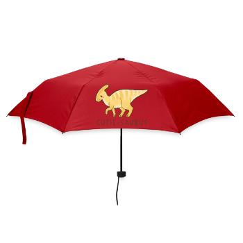 Cute Dino Cutie-Saurus - Umbrella (small) - red - Front