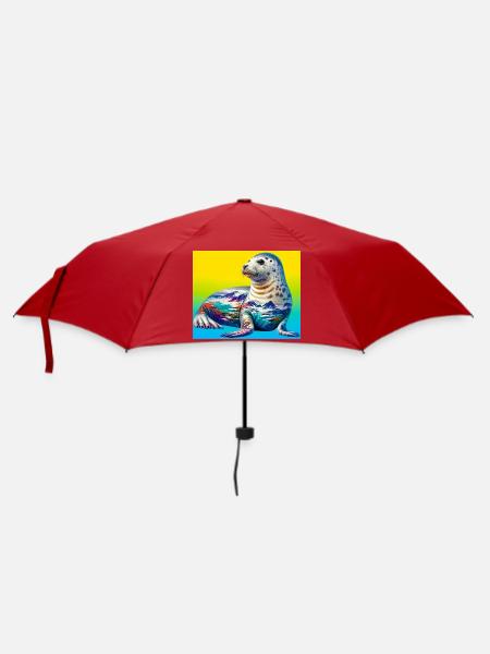 Siegel - Regenschirm (klein) - Rot