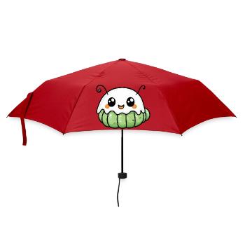 Wurm Halloween Geist - Regenschirm (klein) - Rot - Vorne