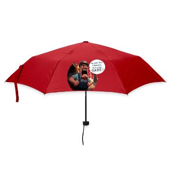 ON PEUT ÊTRE CHEMINOT SANS CRIER GARE ! (train)  - Parapluie standard - rouge - Devant