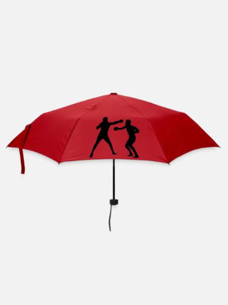 Boxkampftraining - Regenschirm (klein) - Rot
