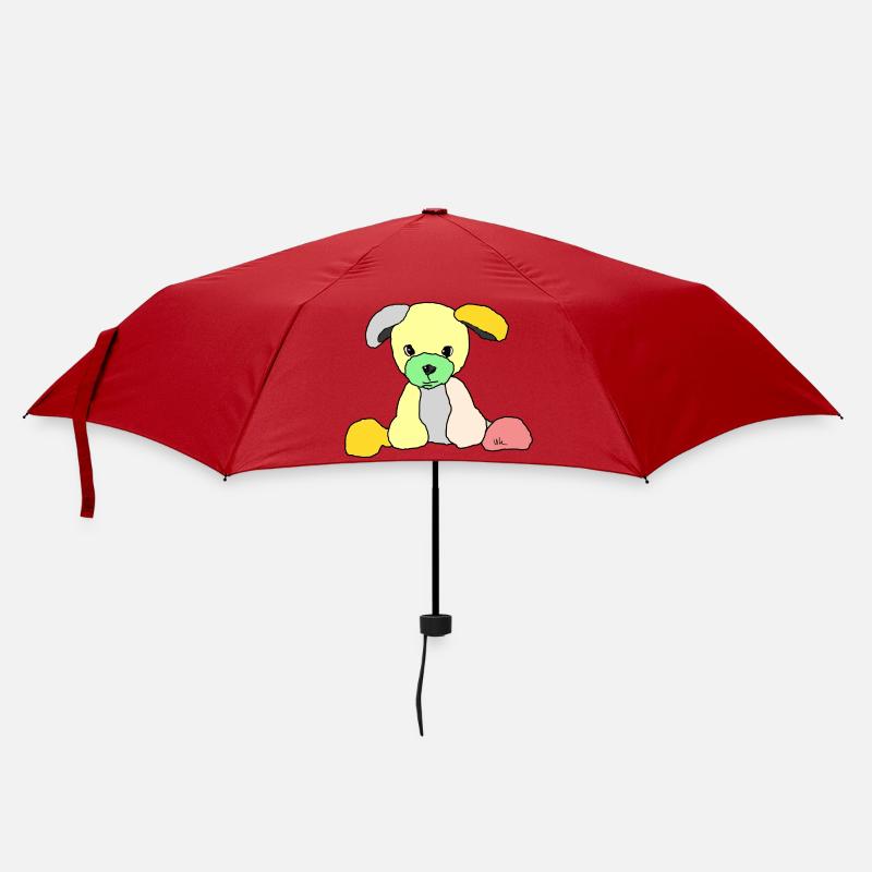 Bande dessinée pour chiens - Parapluie standard - rouge