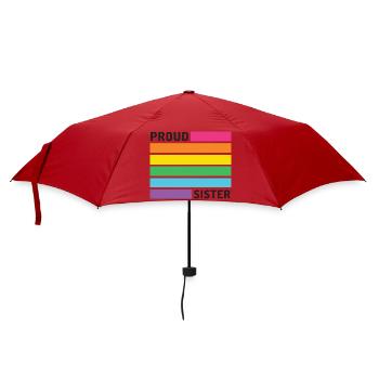 Pride Month LGBT - Stolze Schwester - Regenschirm (klein) - Rot - Vorne