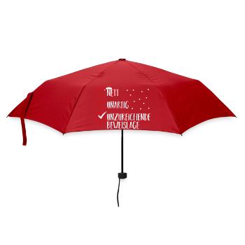 Santa Claus Christmas Time Naughty Christmas - Umbrella (small) - red - Front