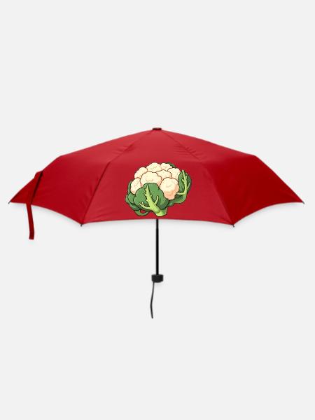 Blumenkohl - Regenschirm (klein) - Rot