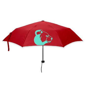 Kettlebear Bear Power Symbol Dynamic - Umbrella (small) - red - Front