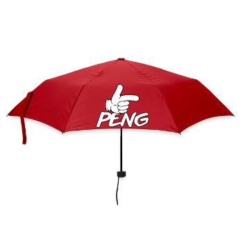PENG Index Finger Cartoon - Umbrella (small) - red - Front