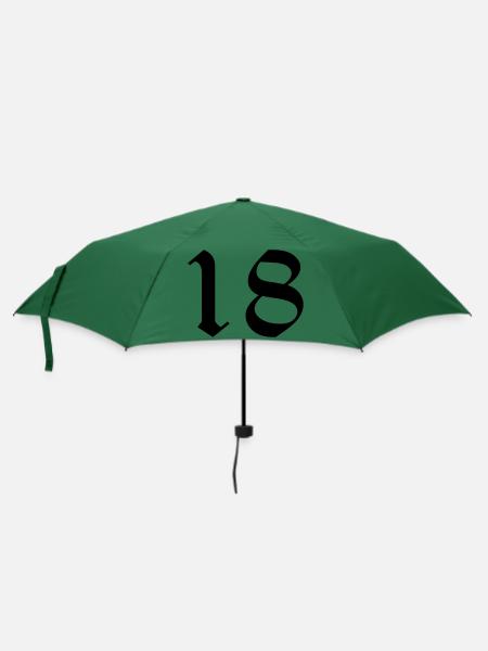 18 - Regenschirm (klein) - Flaschengrün