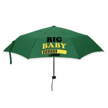 Big Baby Loading - Regenschirm (klein) - Flaschengrün - Vorne