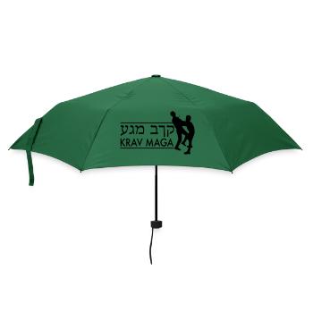 Krav Maga - Regenschirm (klein) - Flaschengrün - Vorne