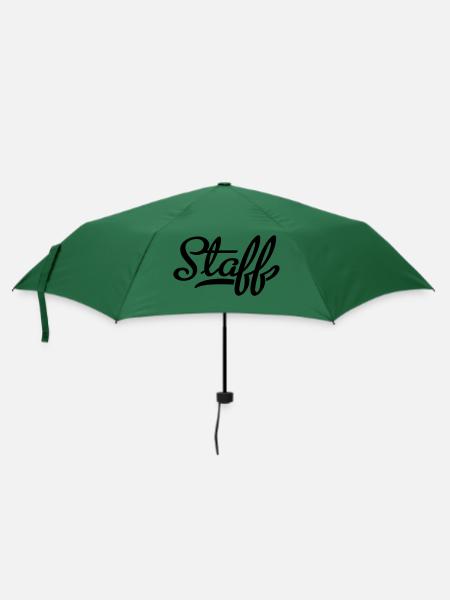 staff - Regenschirm (klein) - Flaschengrün