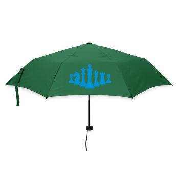 schachfiguren schach - Regenschirm (klein) - Flaschengrün - Vorne