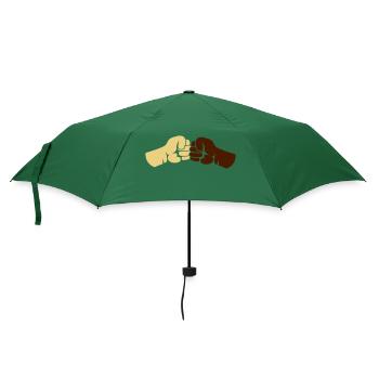 Schwarz Weiß Bros - Regenschirm (klein) - Flaschengrün - Vorne
